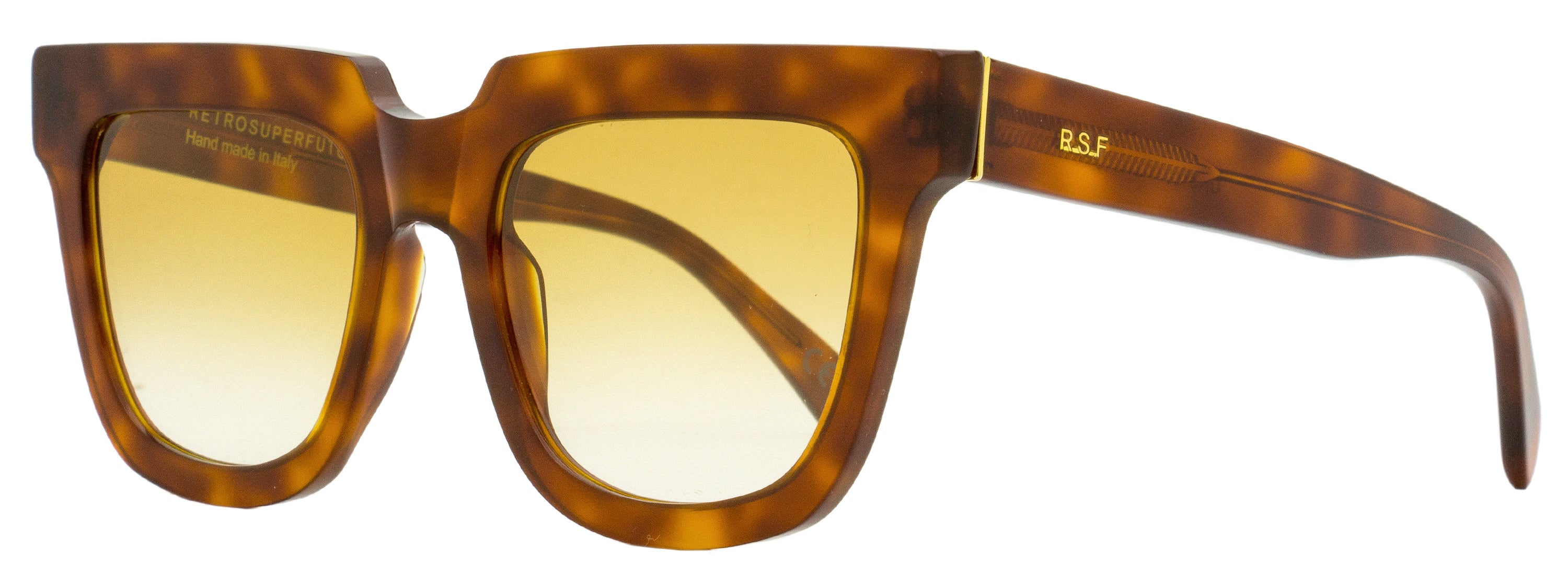 Retrosuperfuture Modo Rounded Acetate Sunglasses — Brown by Retrosuperfuture