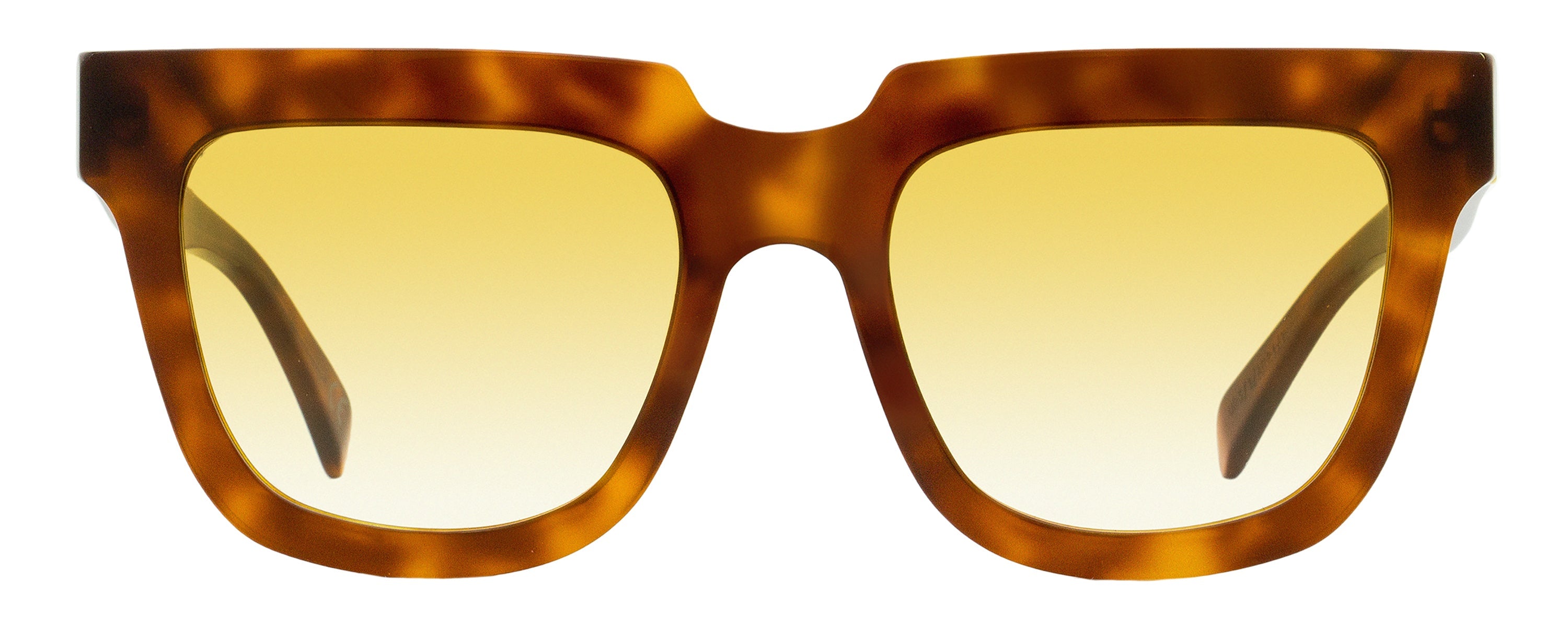 Retrosuperfuture Modo Rounded Acetate Sunglasses — Brown, view 2