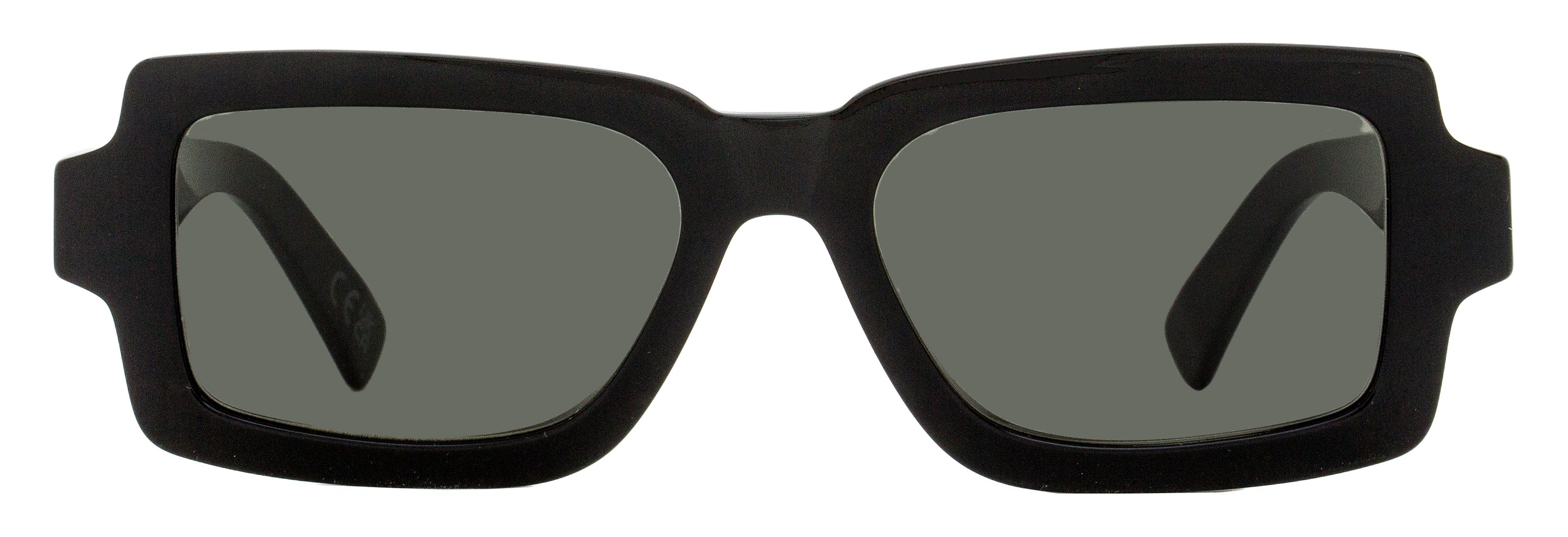Retrosuperfuture Pilastro Low Geometric Rectangle Sunglasses — Black, view 2