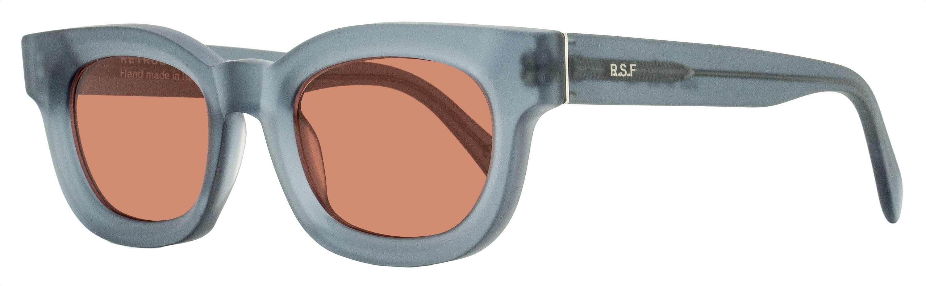 Retrosuperfuture Sempre Retro Oval Sunglasses — Gray by Retrosuperfuture
