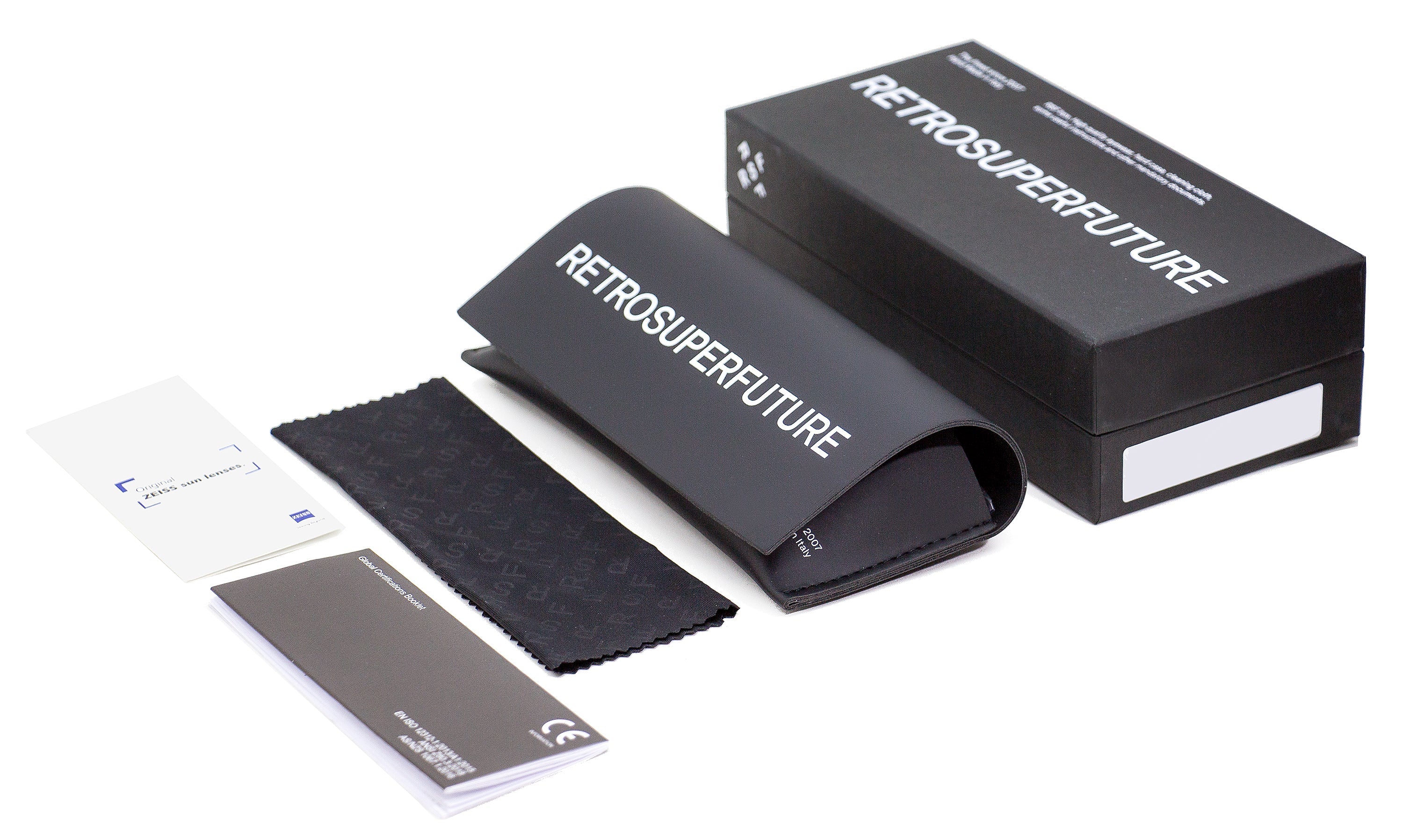 Retrosuperfuture Sempre Retro Oval Sunglasses — Gray, view 3