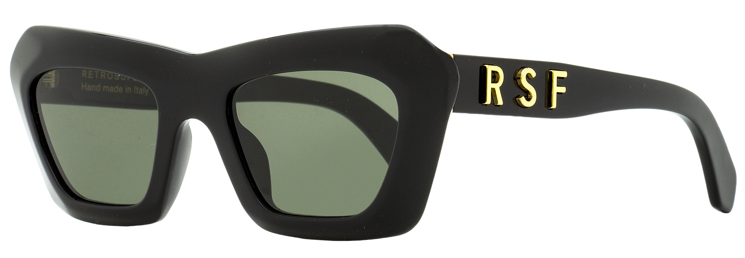 Retrosuperfuture Zenya Modern Cat-Eye Sunglasses — Black, view 2