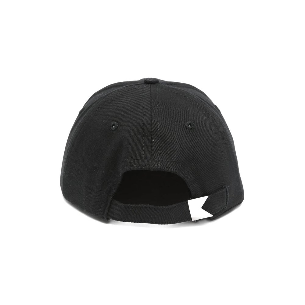 Rhude RHSS26HA01214 Embroidered Cotton Baseball Cap — Black, view 3