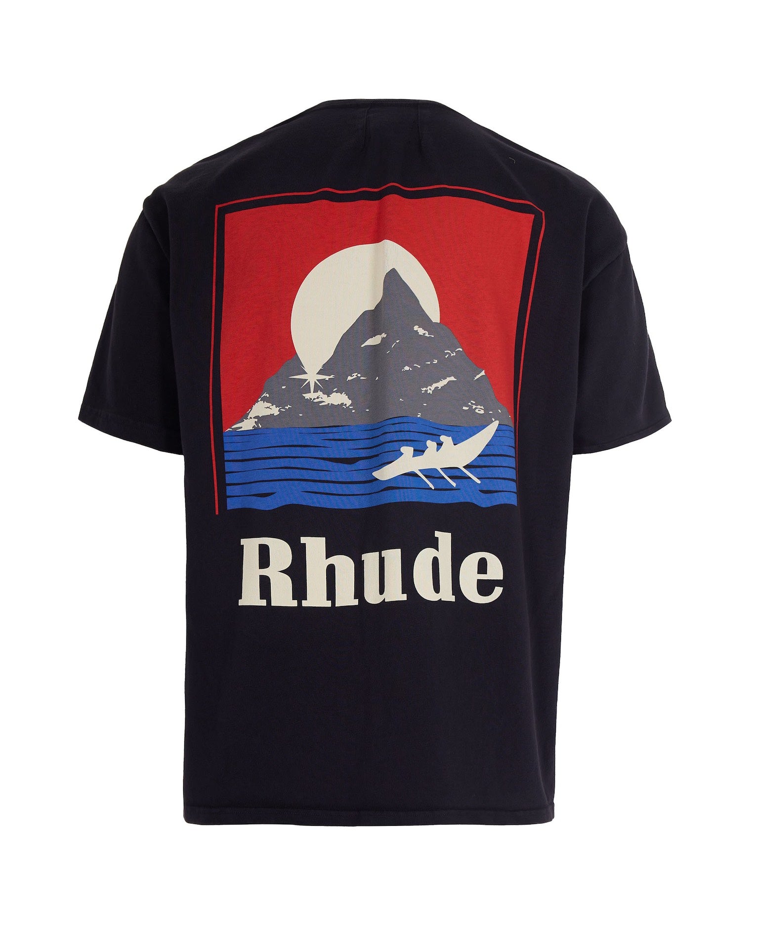 Rhude Moonlight Regatta T-Shirt — Black, view 2