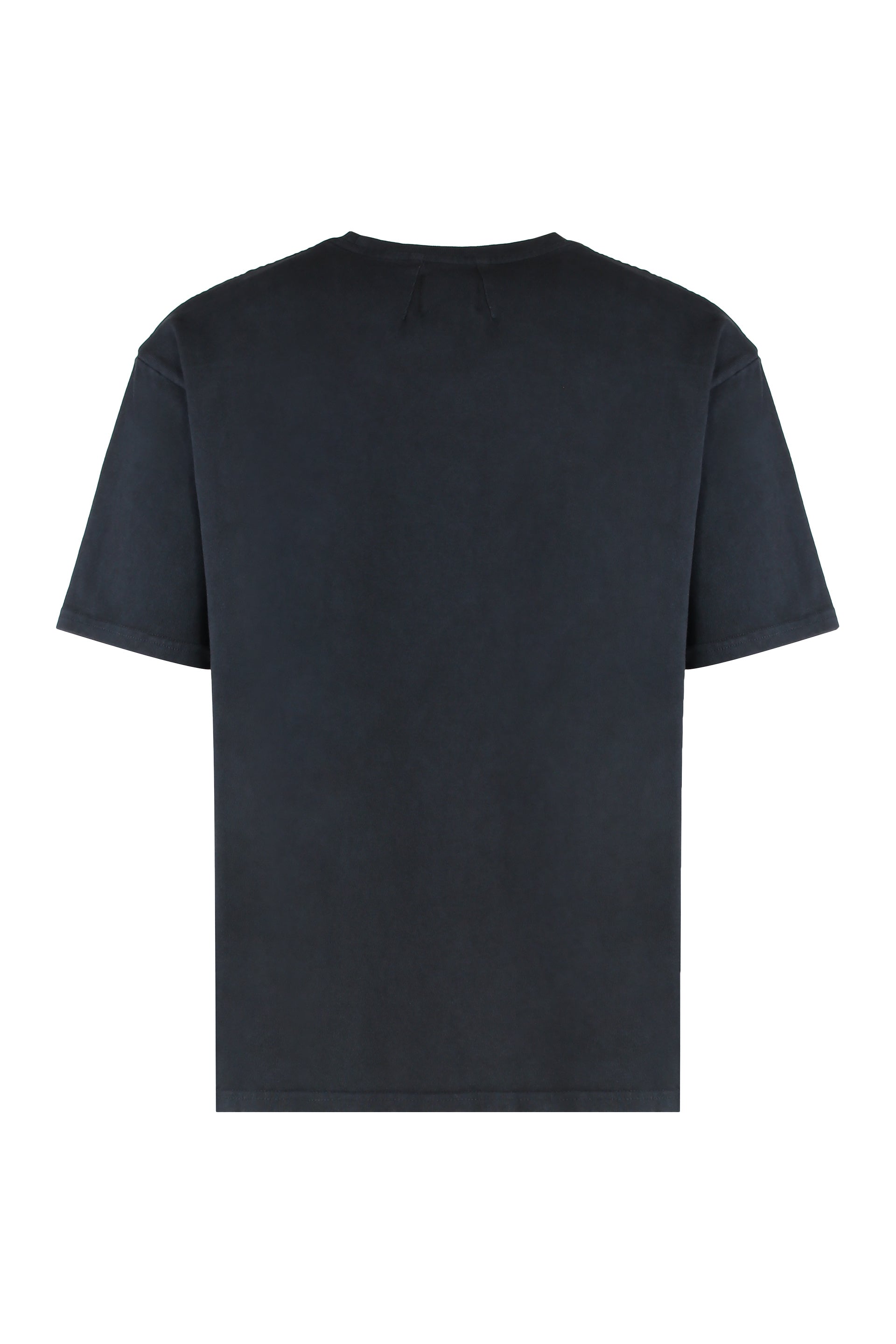 Rhude Eagle Logo-Print Cotton T-Shirt — Black, view 2