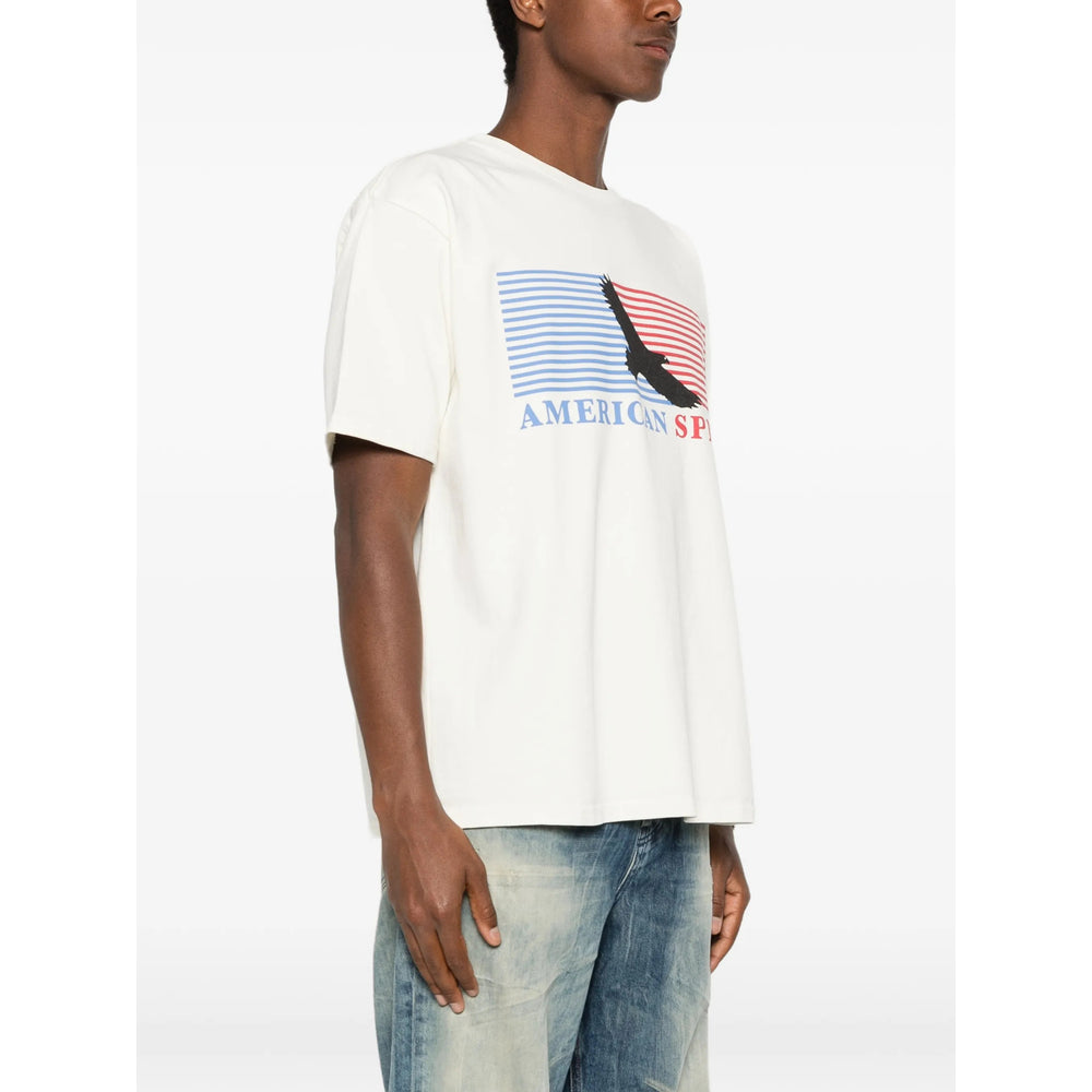 Rhude Graphic Print T-Shirt — White, view 5