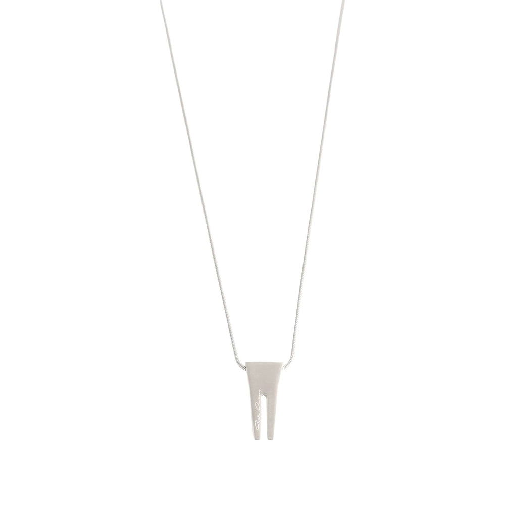 Rick Owens Minimalist Metal Bracelet — Silver, view 2