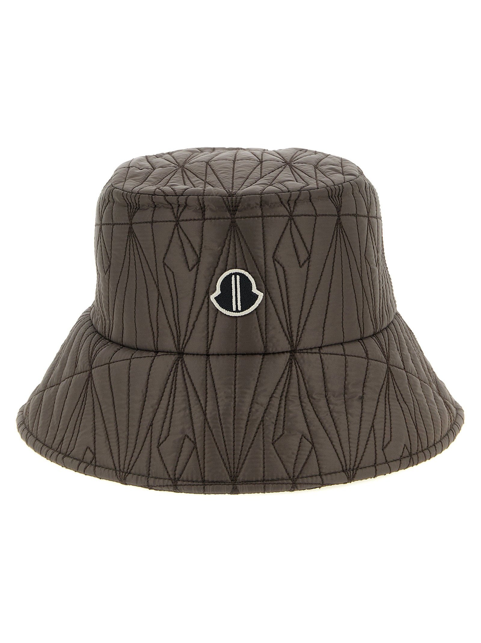 Rick Owens Quilted Bucket Hat — Taupe by Rick Owens