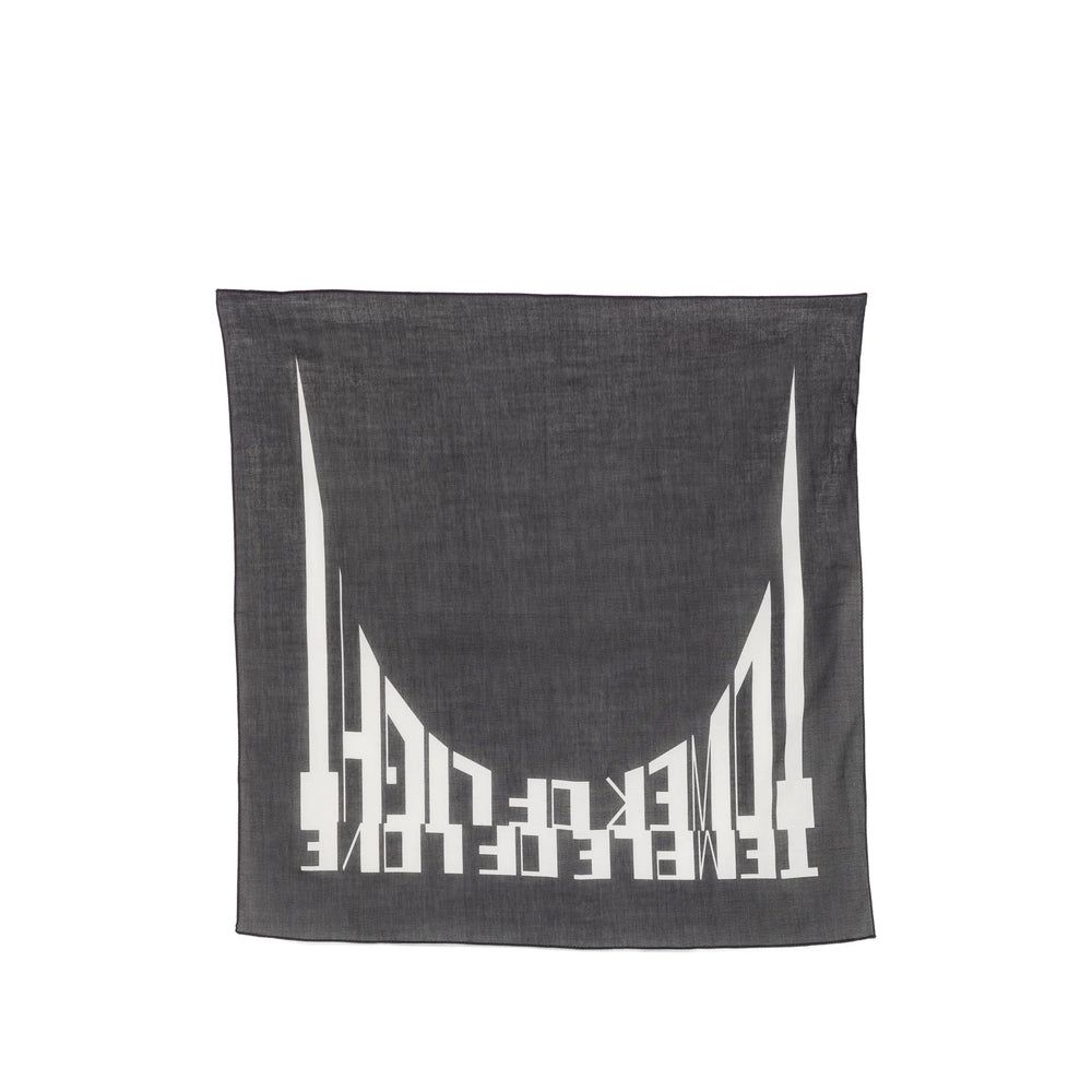 Rick Owens Drkshdw Scaep Scarf — Black by Rick Owens Drkshdw