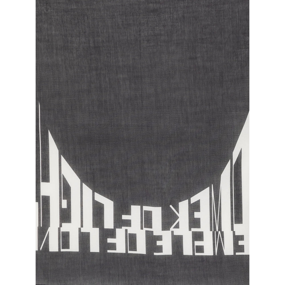Rick Owens Drkshdw Scaep Scarf — Black, view 2