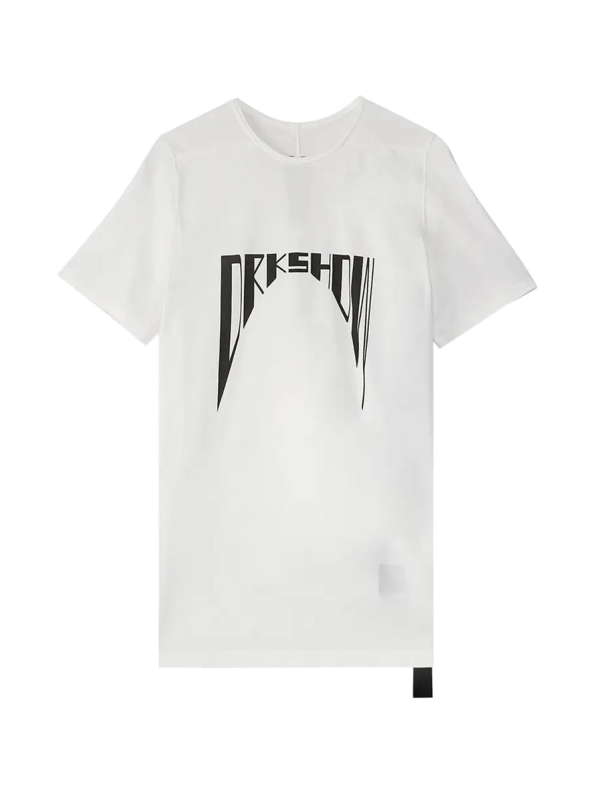 Rick Owens Drkshdw Logo-Printed Cotton T-Shirt — White, view 5