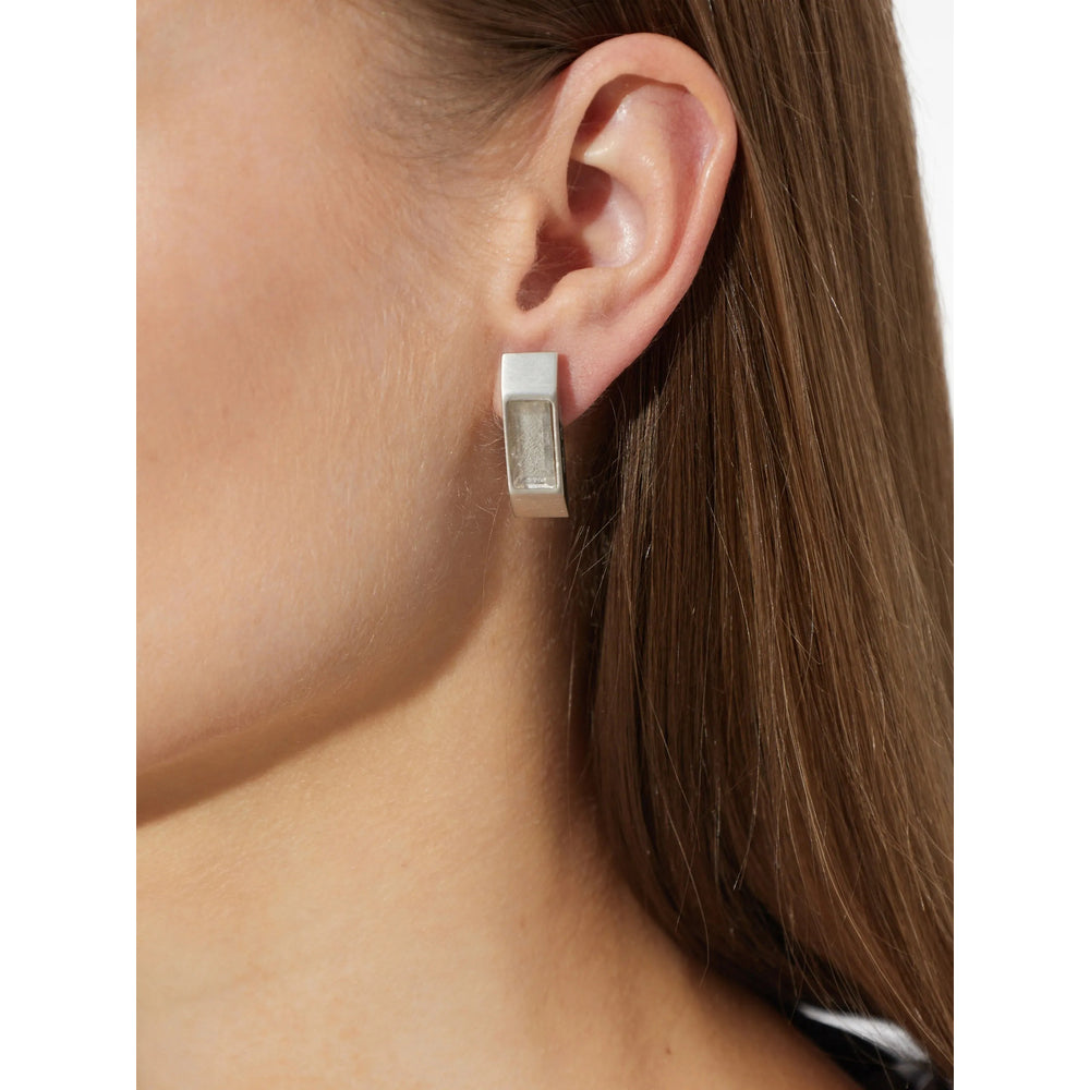Rick Owens Mmtes Earring — Silver, view 4