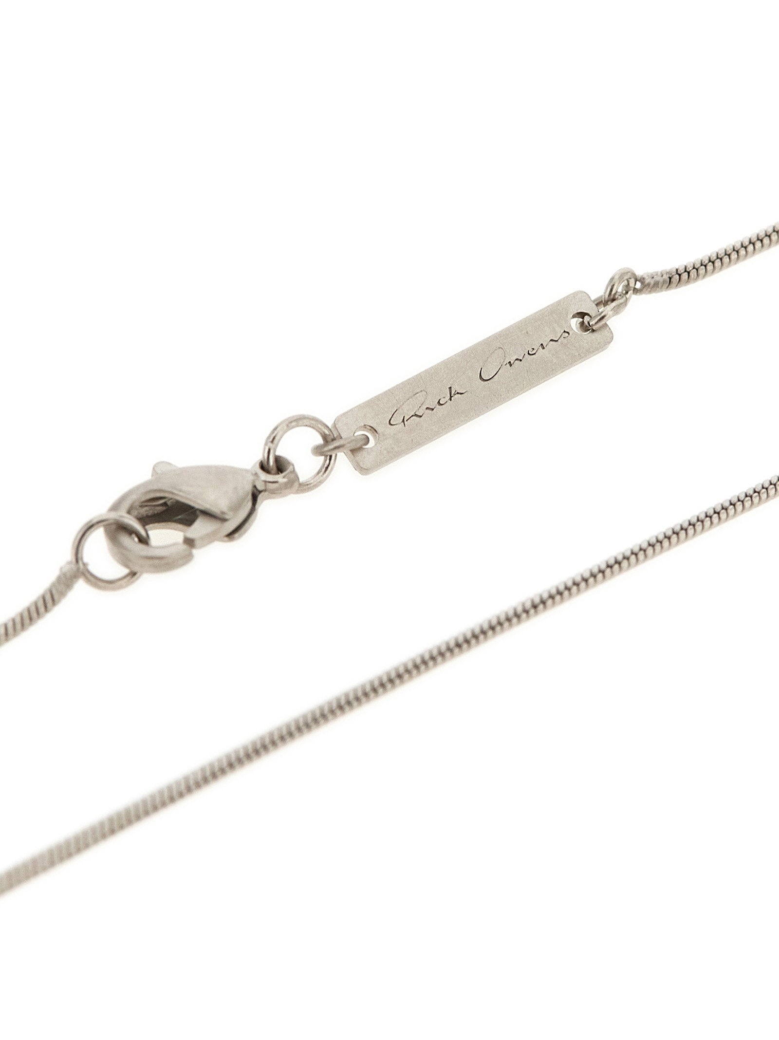 Rick Owens Mini Orb Necklace — Silver, view 3