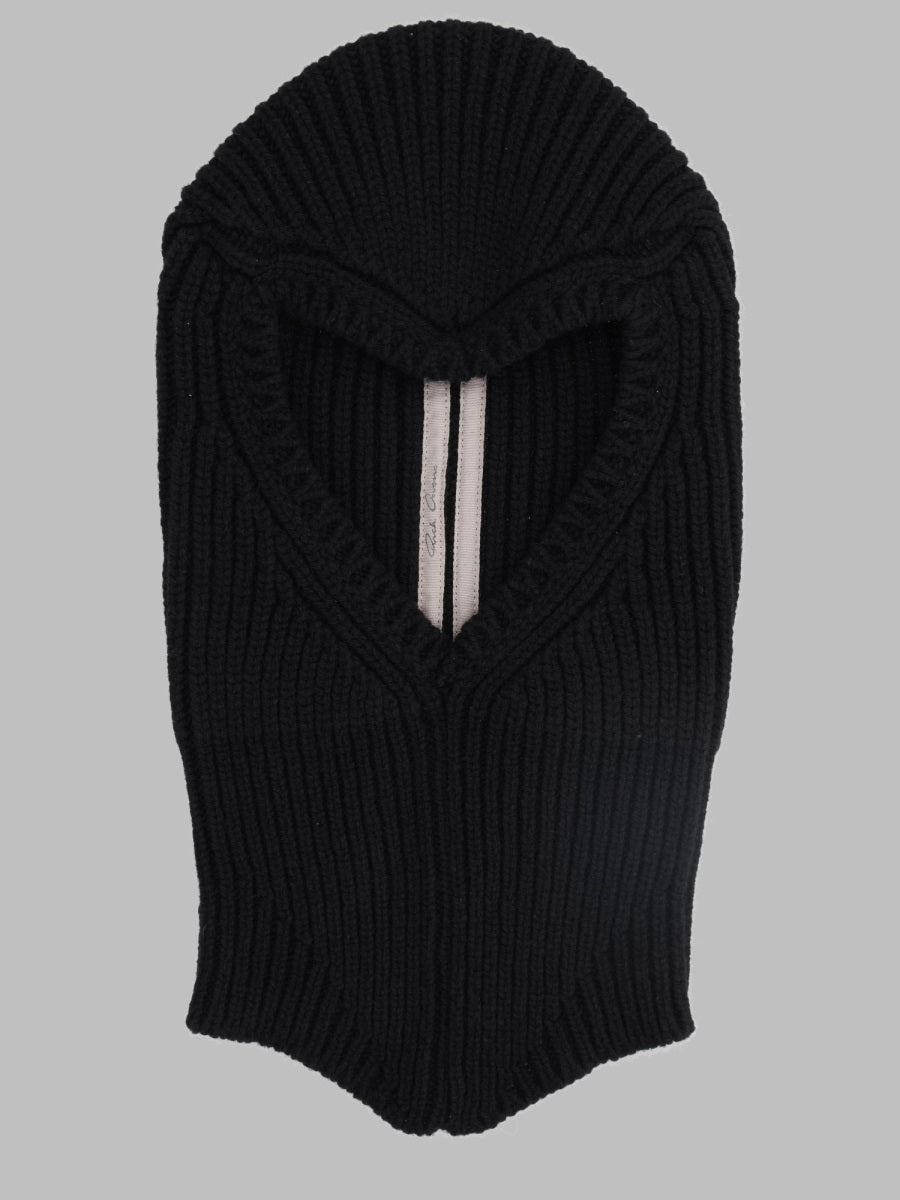 Rick Owens RP02F5490_WSBR09 Balaclava — Black by Rick Owens