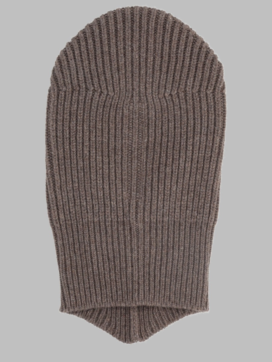 Rick Owens RU02F4490_WSBR34 Cashmere blend Balaclava — Brown, view 2