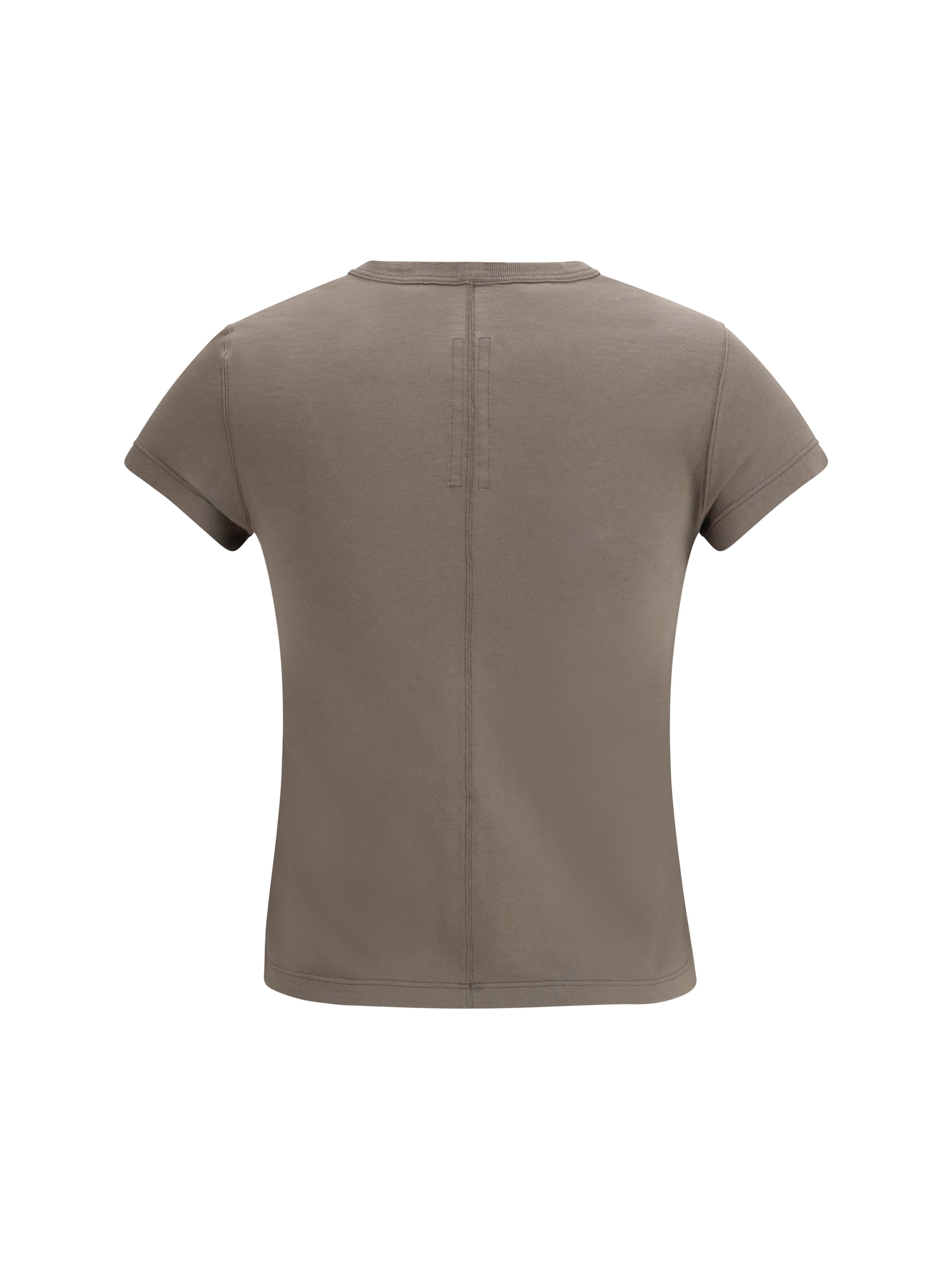 Rick Owens Cotton Slim T-shirt — Gray, view 2