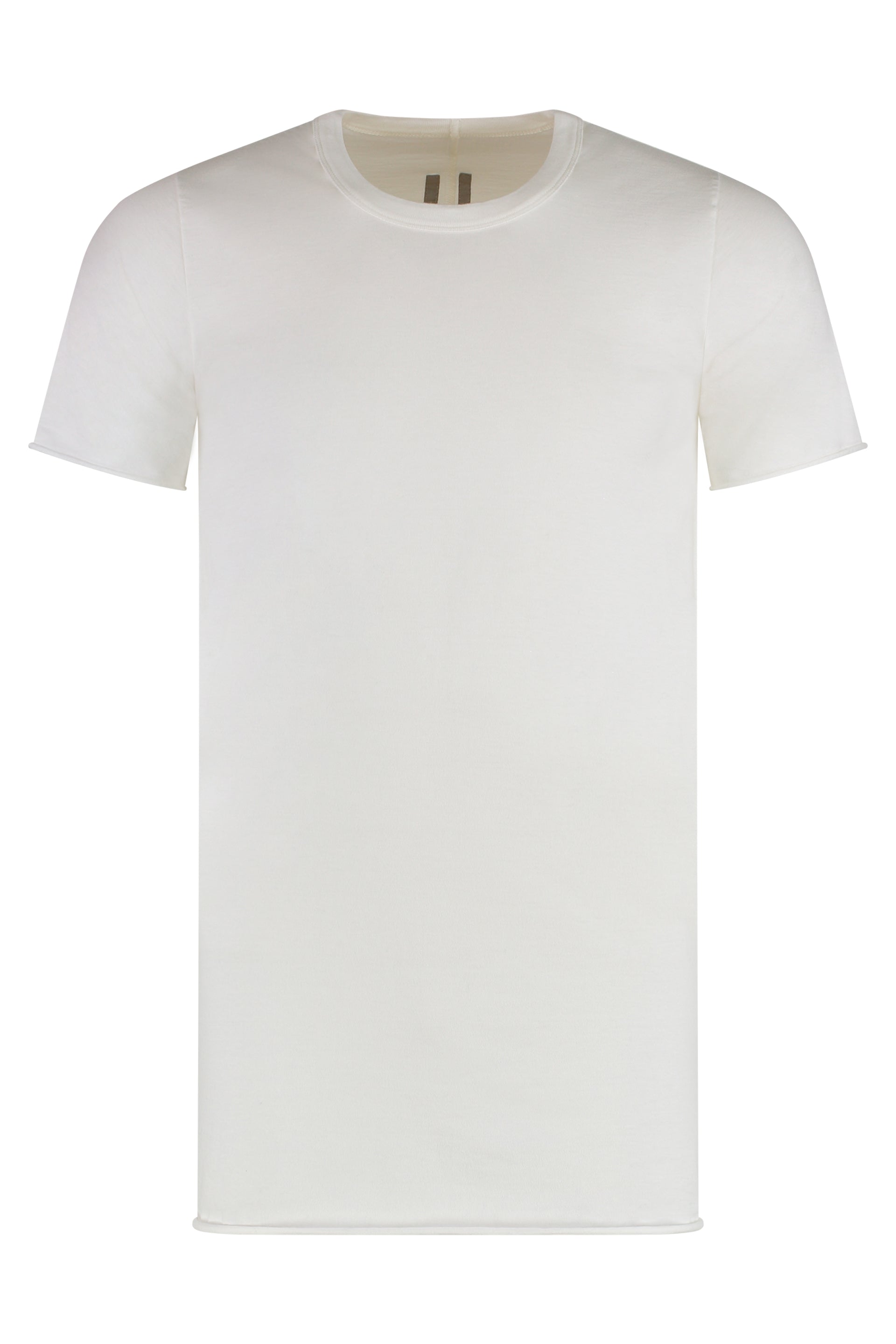Rick Owens Cotton Crew-Neck T-Shirt — White by Rick Owens