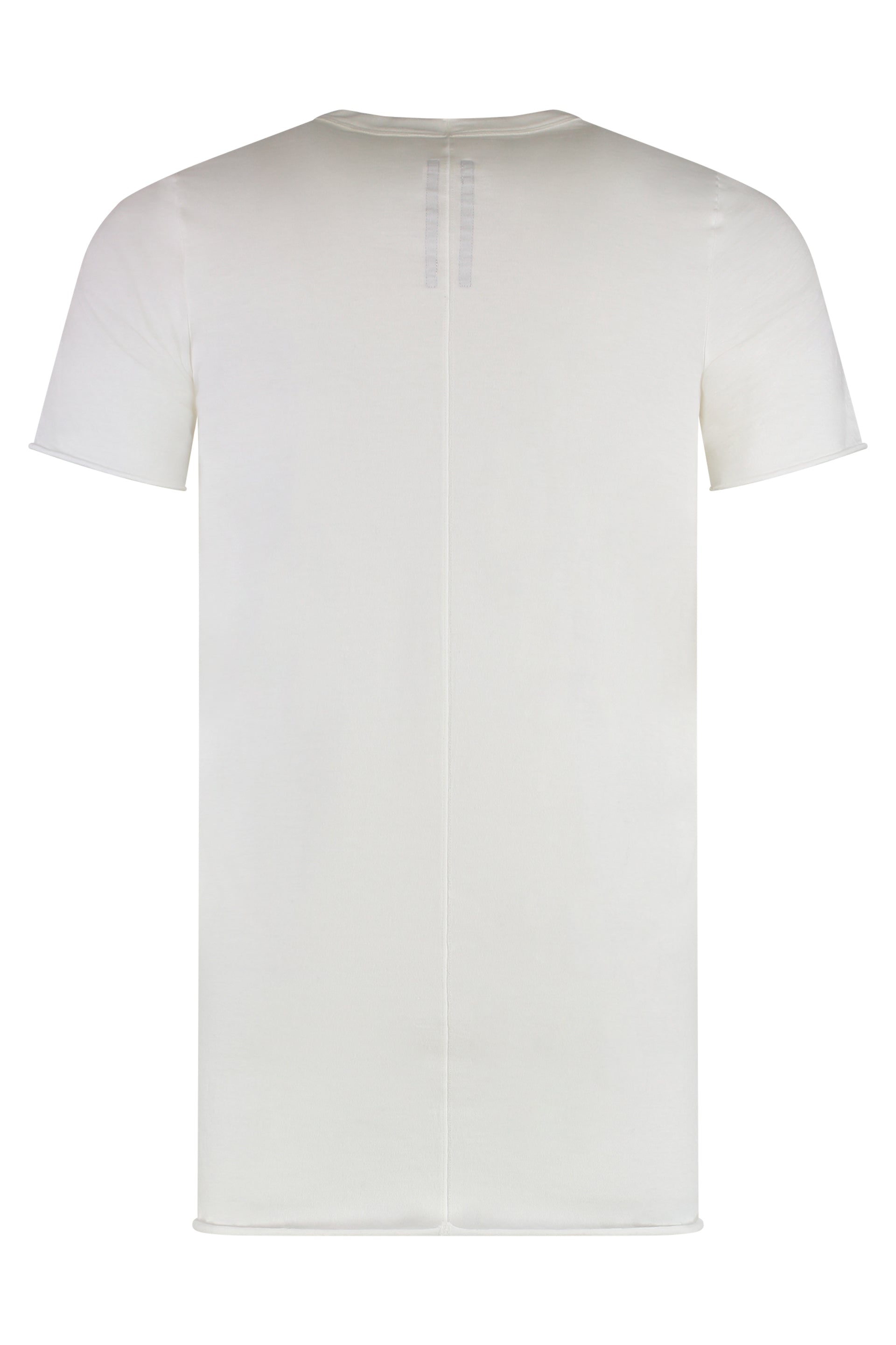 Rick Owens Cotton Crew-Neck T-Shirt — White, view 2