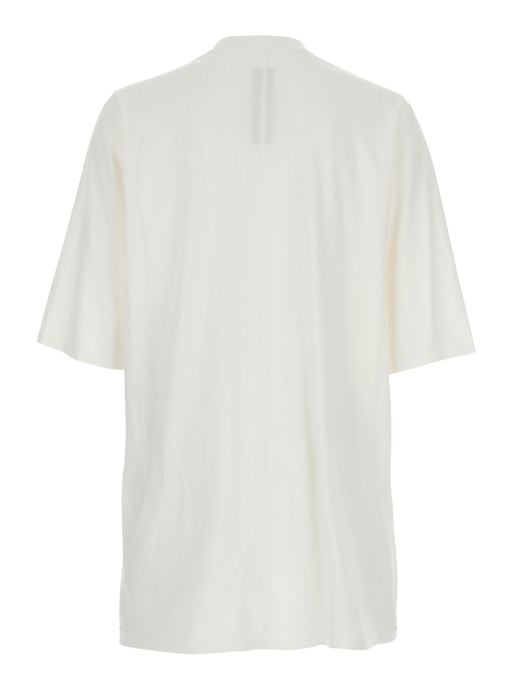 Rick Owens Graphic Cotton T-Shirt — White, view 2