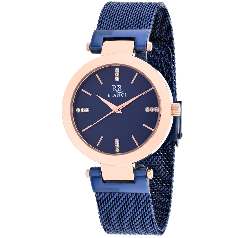 Roberto Bianci Diamond-Set Watch — Blue by Roberto Bianci