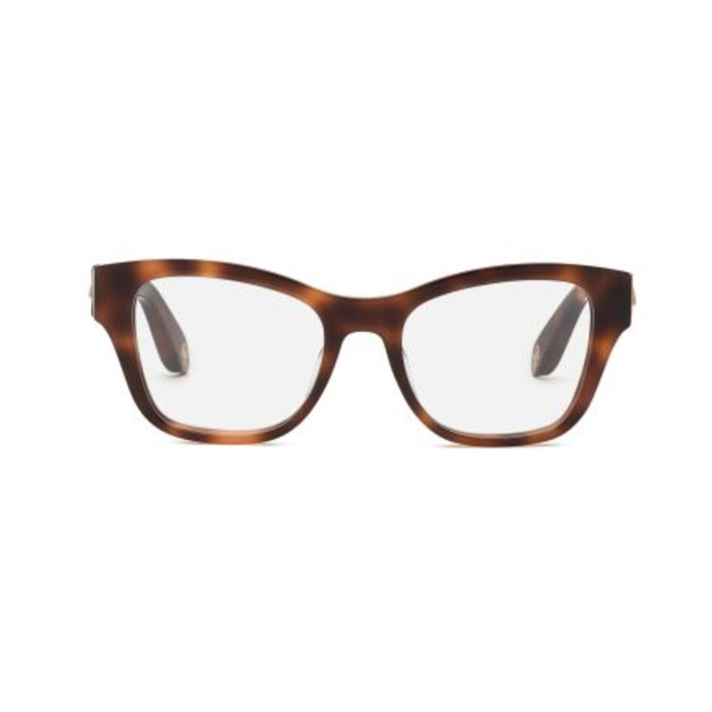Roberto Cavalli Tortoiseshell Full Rim Square Eyeglasses — Brown, view 2