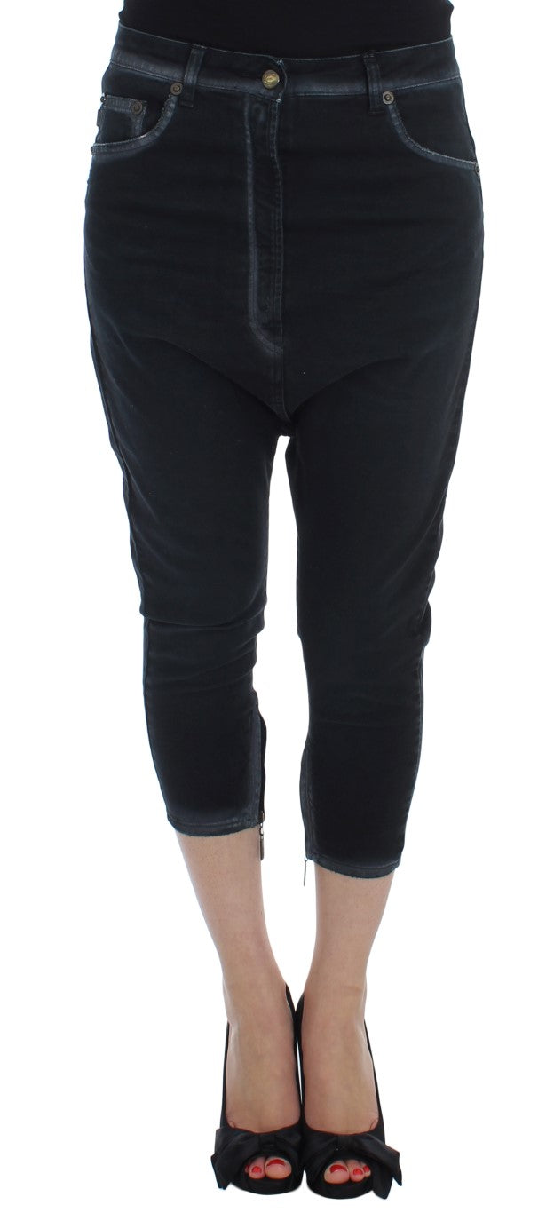 Roberto Cavalli Cotton Stretch Baggy Jeans — Blue by Roberto Cavalli