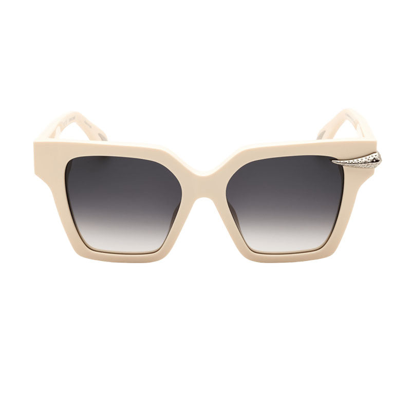 Roberto Cavalli SRC002S09X7 Gradient Lens Sunglasses — Beige by Roberto Cavalli