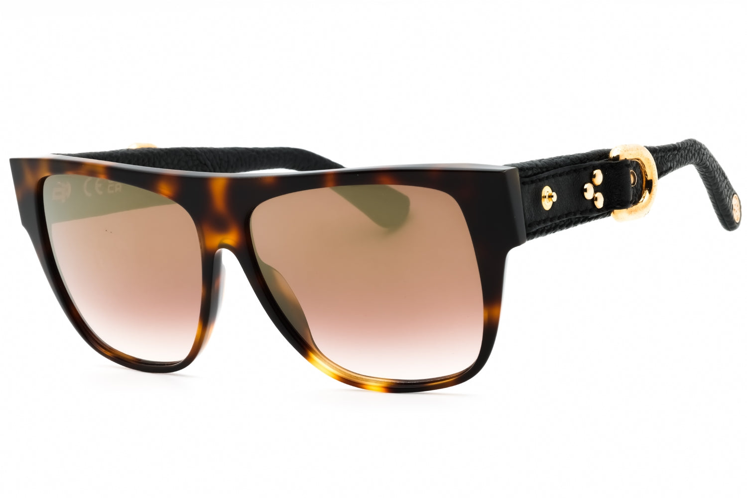 Roberto Cavalli SRC013 Tortoiseshell Rectangular Sunglasses — Brown by Roberto Cavalli