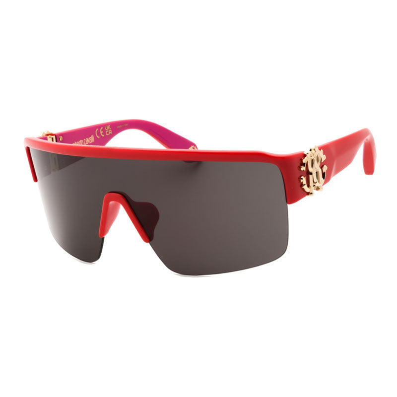 Roberto Cavalli SRC037M09RV Shield Full Rim Sunglasses — Red by Roberto Cavalli