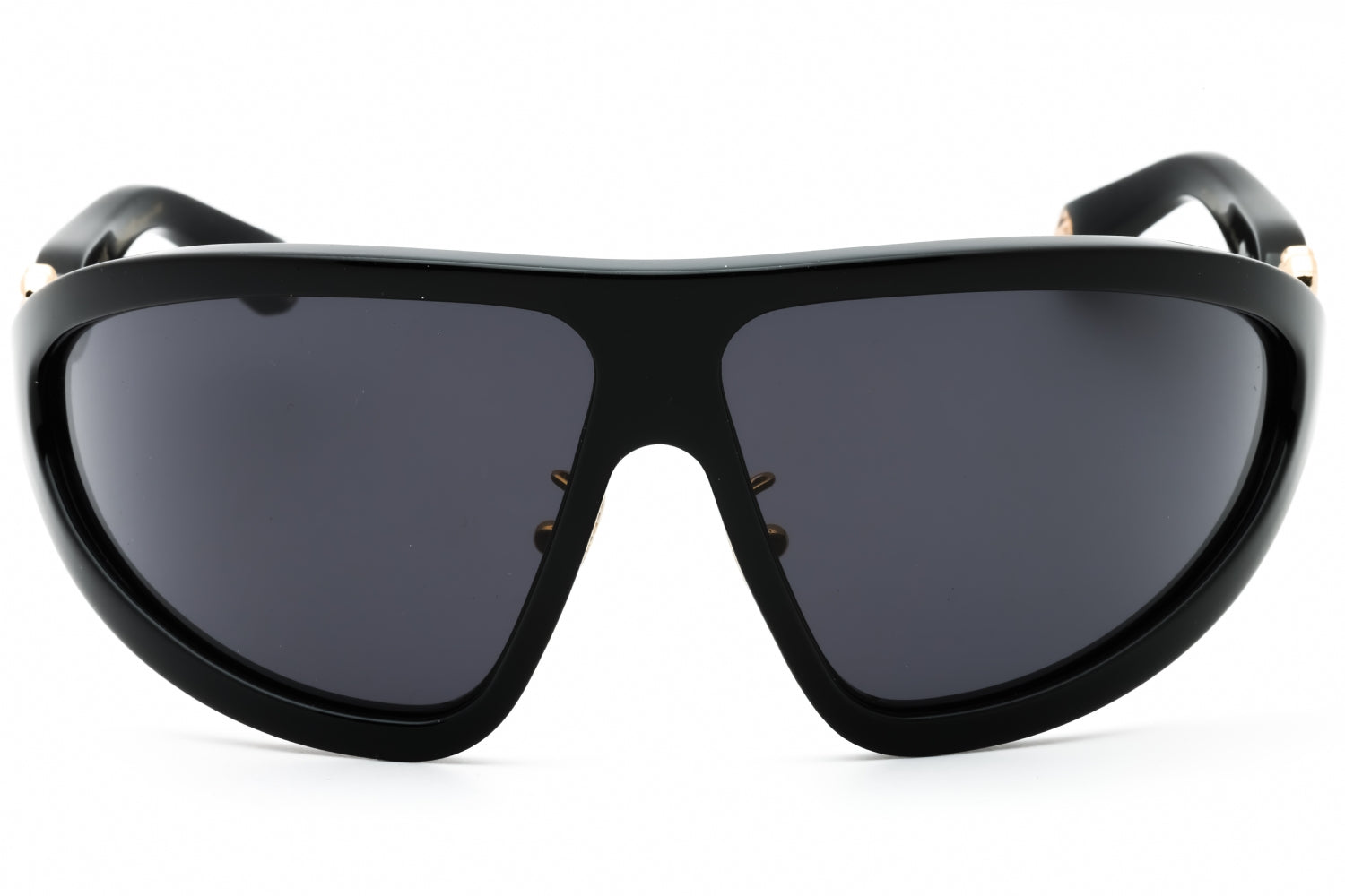 Roberto Cavalli SRC042 Oversized Logo-Detail Sunglasses — Black, view 2