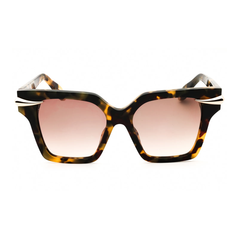 Roberto Cavalli Tortoiseshell Square Full-Rim Sunglasses — Brown, view 2