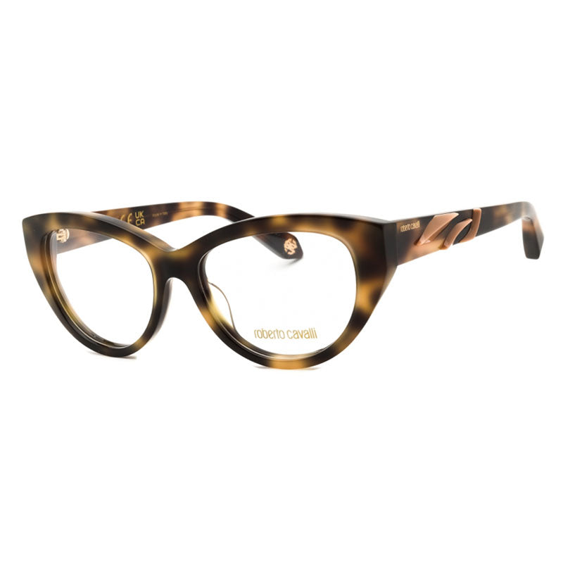 Roberto Cavalli VRC024M Cat-Eye Acetate Eyeglasses — Brown by Roberto Cavalli