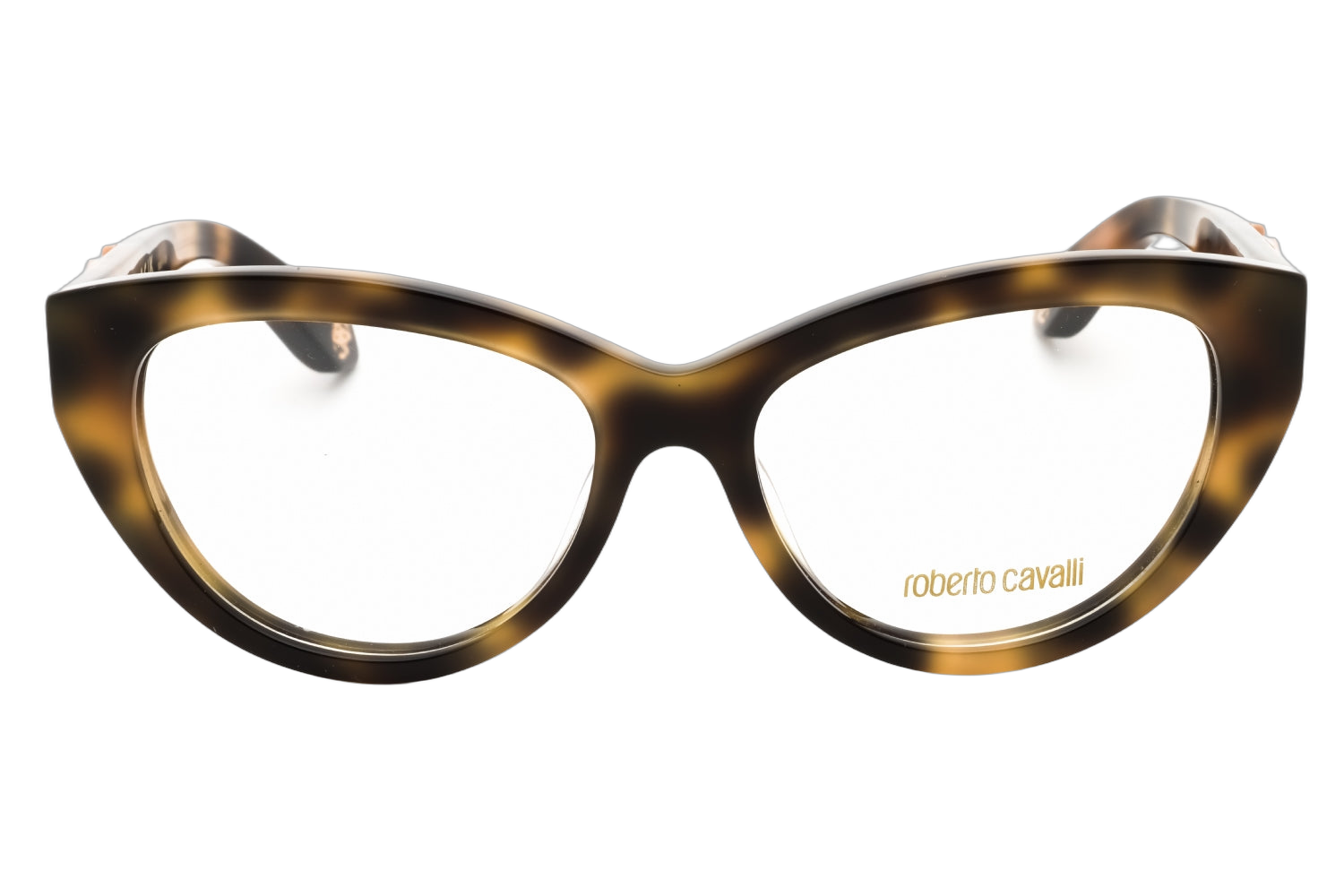 Roberto Cavalli VRC024M Cat-Eye Acetate Eyeglasses — Brown, view 2