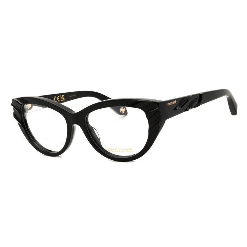Roberto Cavalli VRC024V Cat-Eye Acetate Eyeglasses — Black by Roberto Cavalli