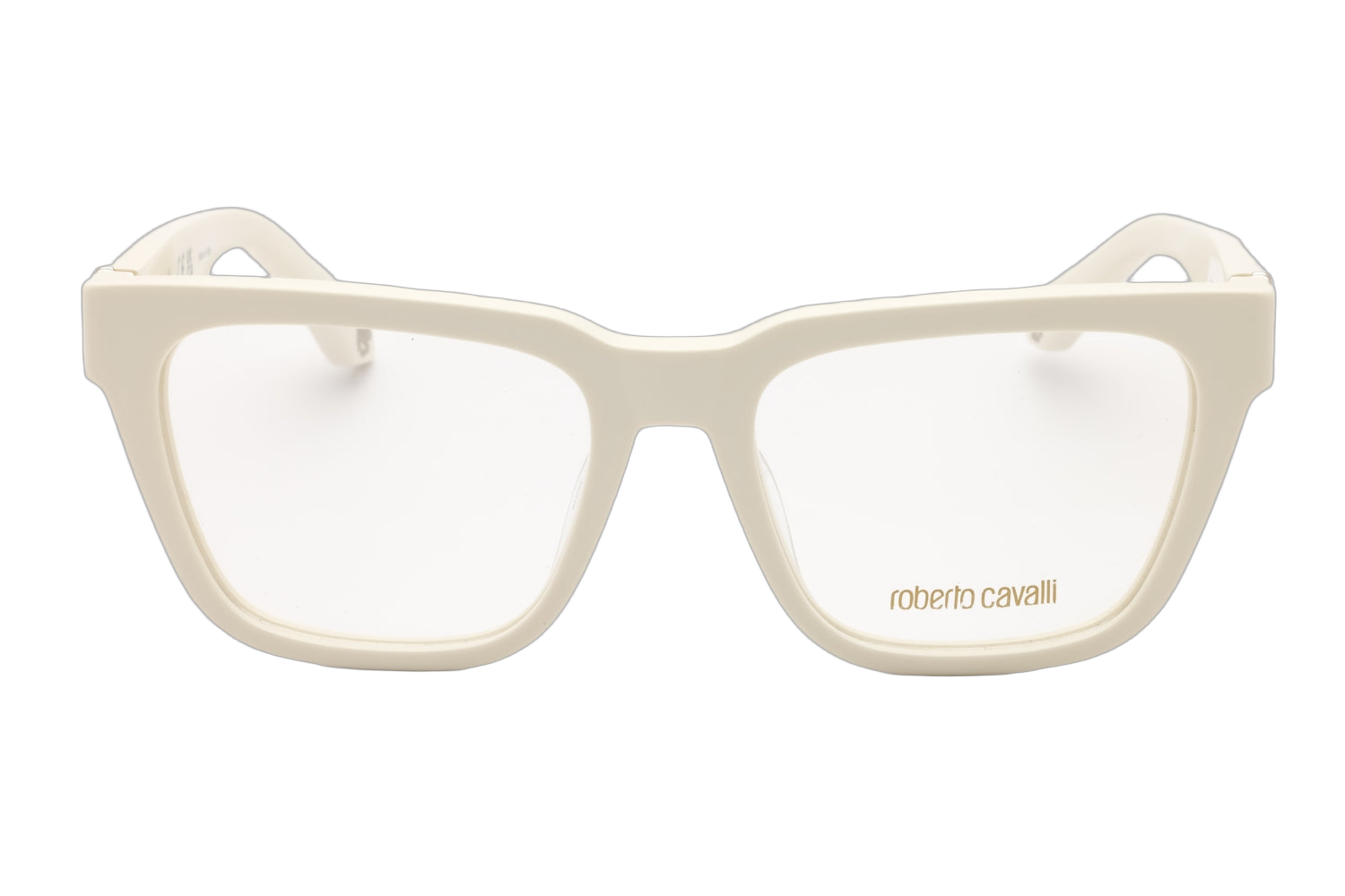 Roberto Cavalli VRC026M Acetate Rectangle Eyeglasses — White, view 2