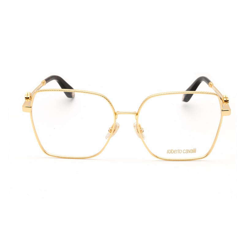 Roberto Cavalli VRC029 Gold Metal Square Eyeglasses — Gold, view 2