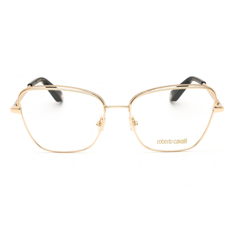 Roberto Cavalli VRC0690300 Cat-Eye Metal Frame Eyeglasses — Rose gold by Roberto Cavalli