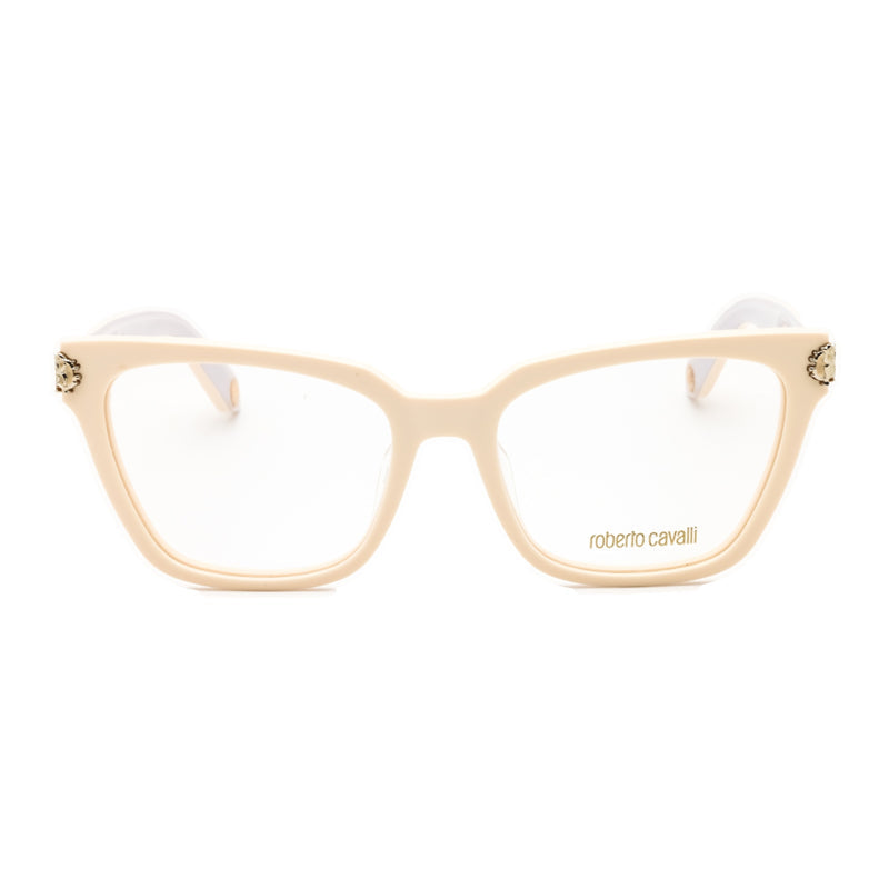 Roberto Cavalli VRC073M Acetate Square Eyeglasses — Beige, view 2
