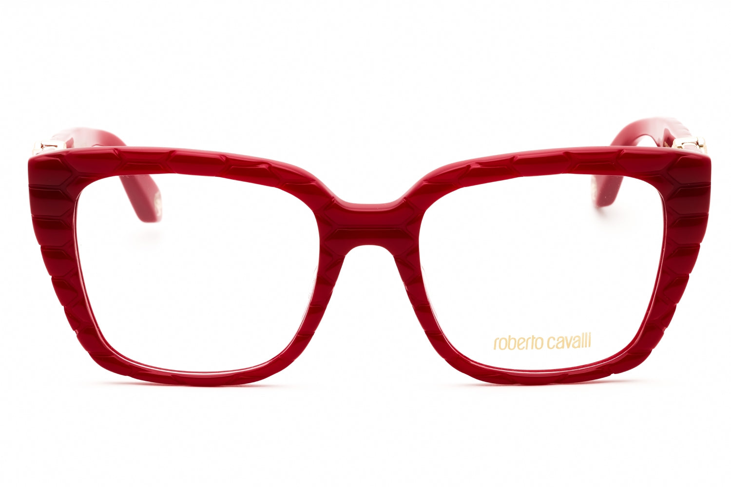 Roberto Cavalli VRC106V Cat-Eye Acetate Eyeglasses — Red, view 2
