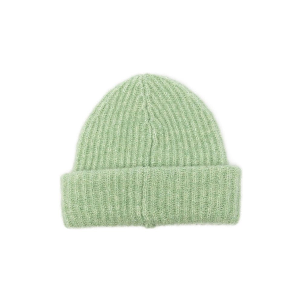 Roberto Collina 263MYB32051 Ribbed Knit Cashmere Blend Beanie — Green, view 2