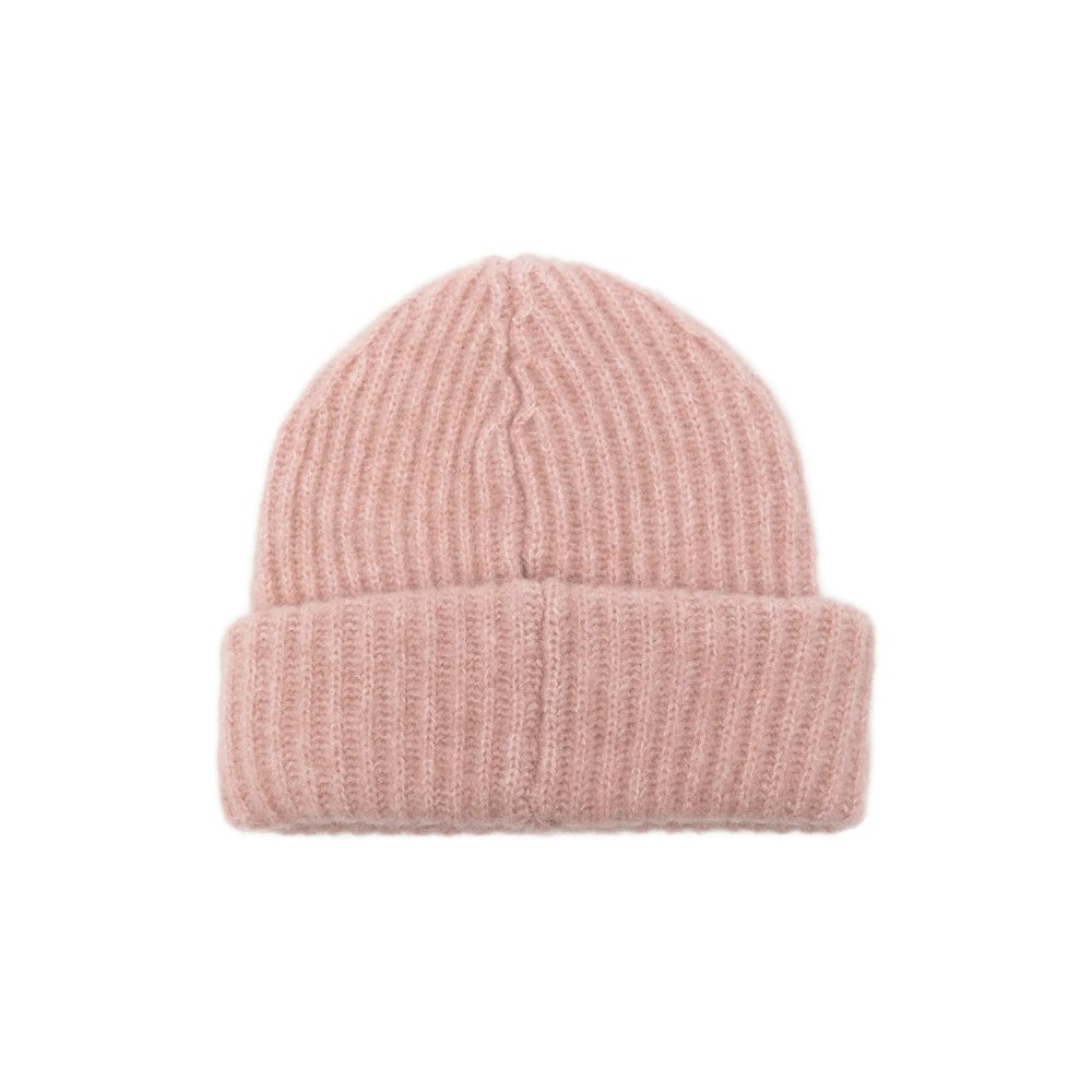 Roberto Collina 263MYB32051 Ribbed Knit Cashmere Beanie — Pink, view 2
