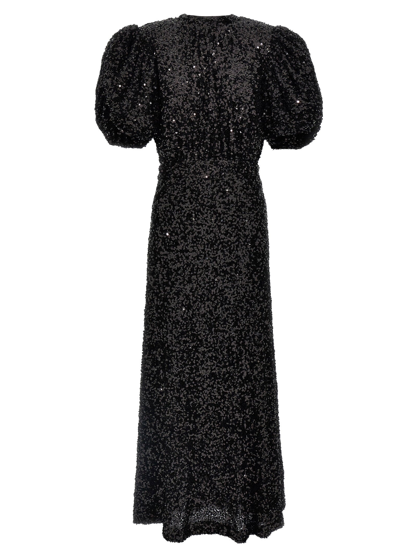 Rotate Birger Christensen Sequin Midi Dress — Black by Rotate Birger Christensen