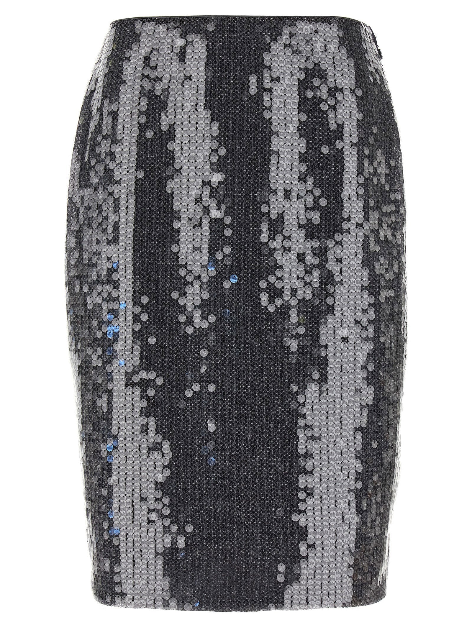 Rotate Birger Christensen Sequin Midi Skirt — Black by Rotate Birger Christensen