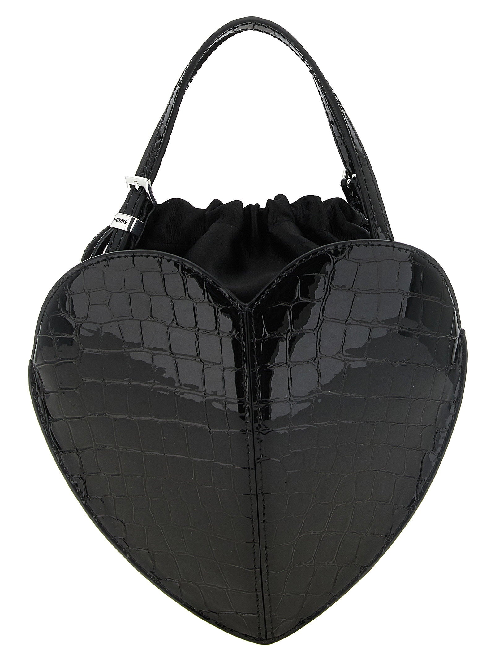 Rotate Birger Christensen Leather Top Handle Bag — Black by Rotate Birger Christensen