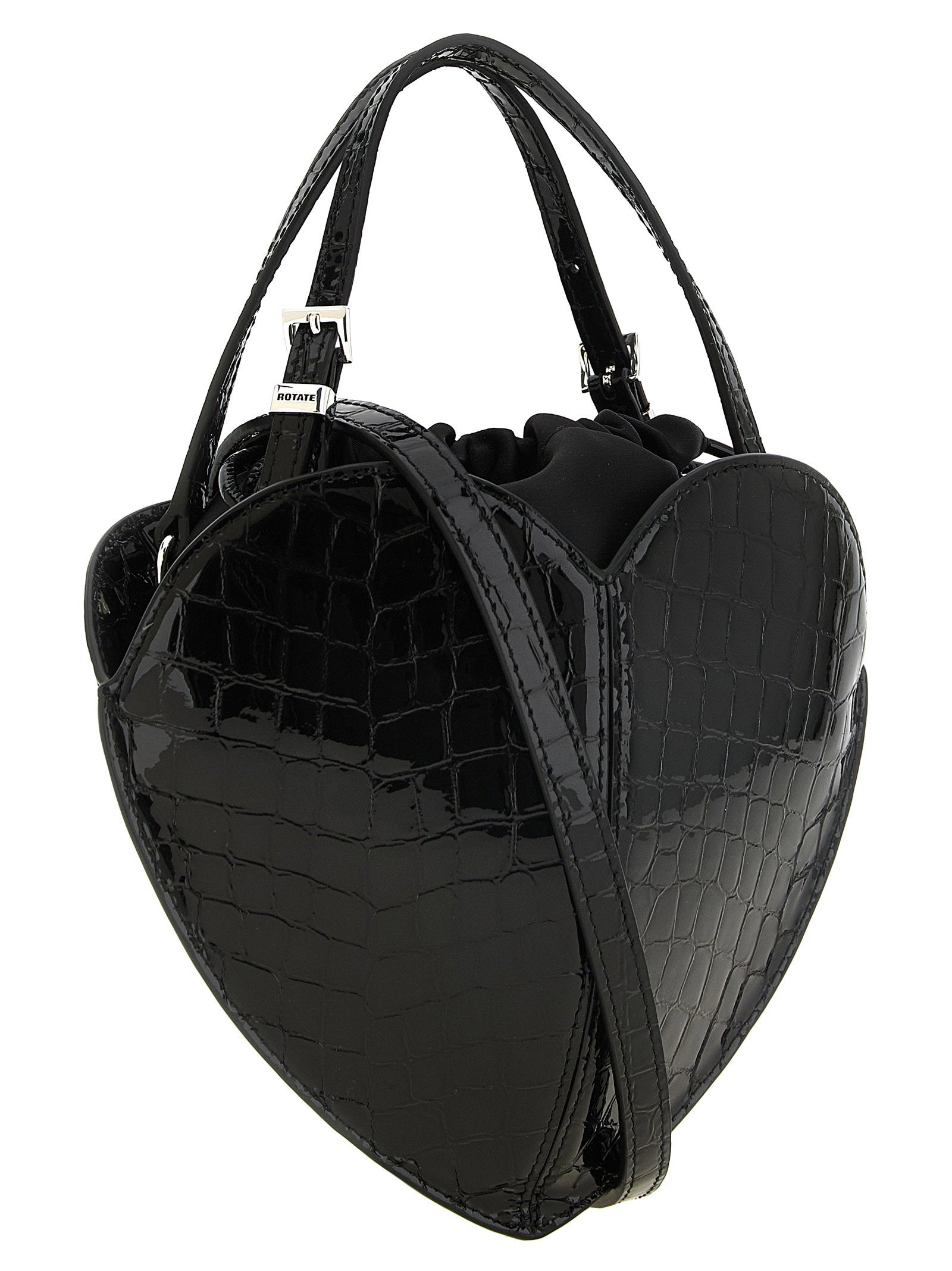 Rotate Birger Christensen Leather Top Handle Bag — Black, view 2