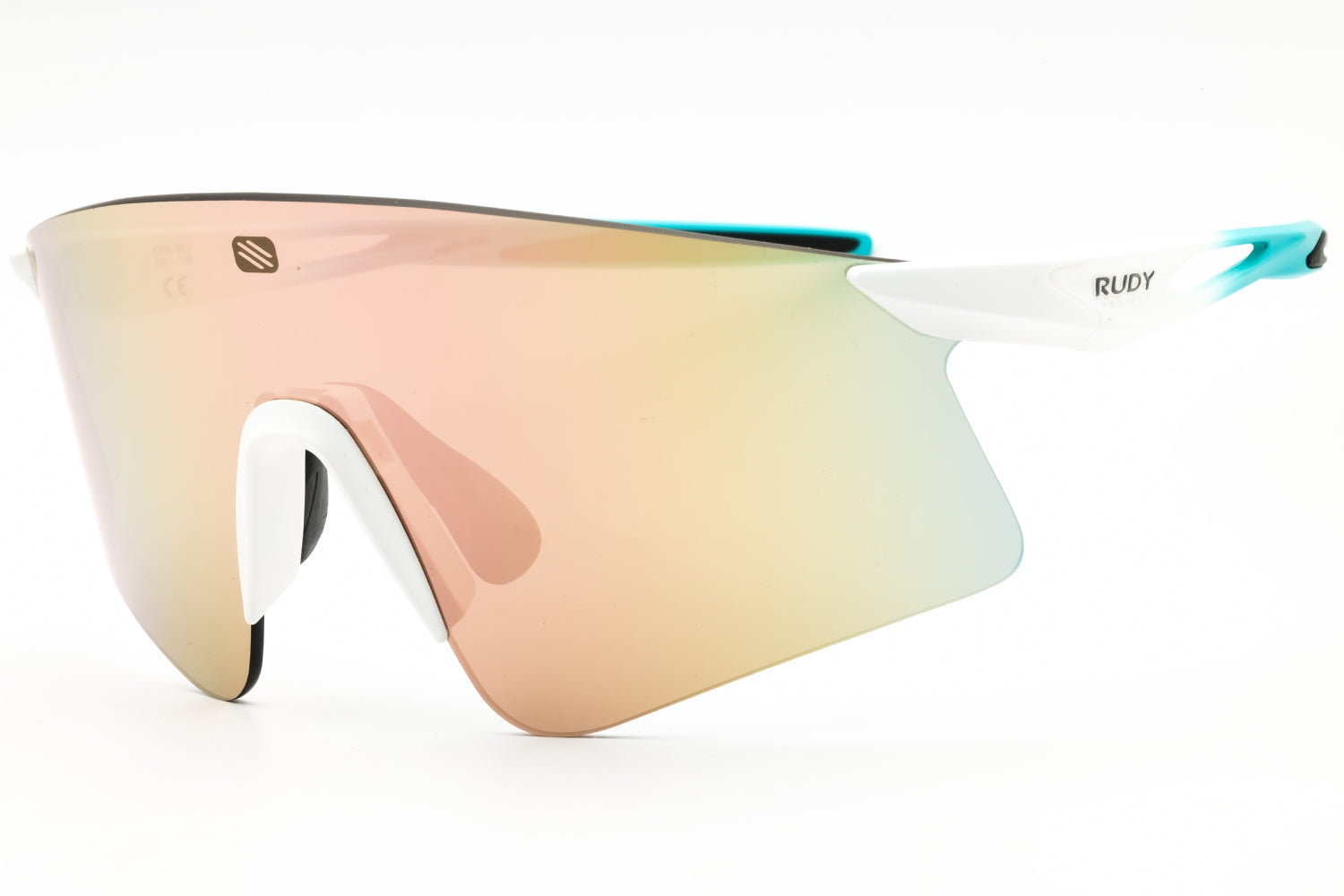 Rudy Project SP945458 Shield-Frame Rose Gold Sunglasses — Rose Gold by Rudy Project