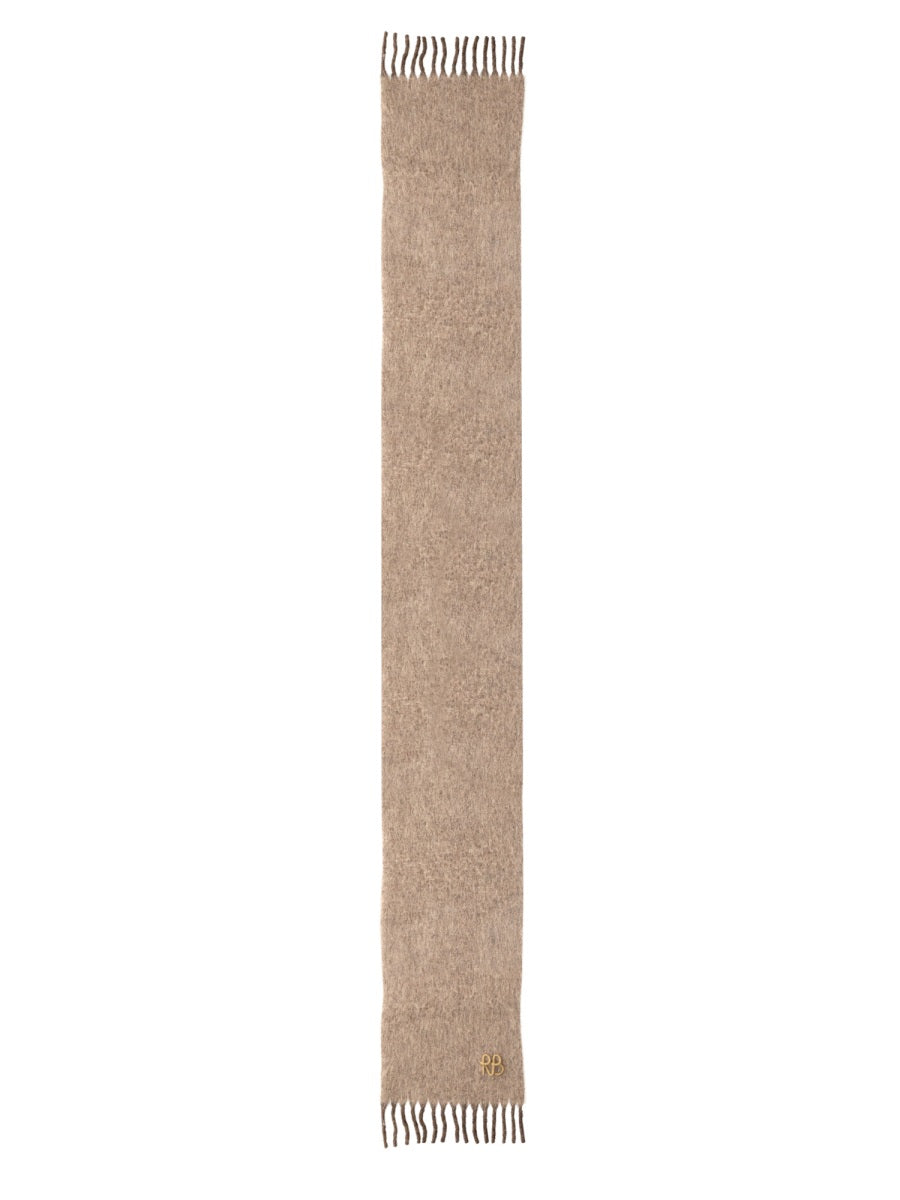 Ruslan Baginskiy Wool and Alpaca Blend Scarf — Beige by Ruslan Baginskiy