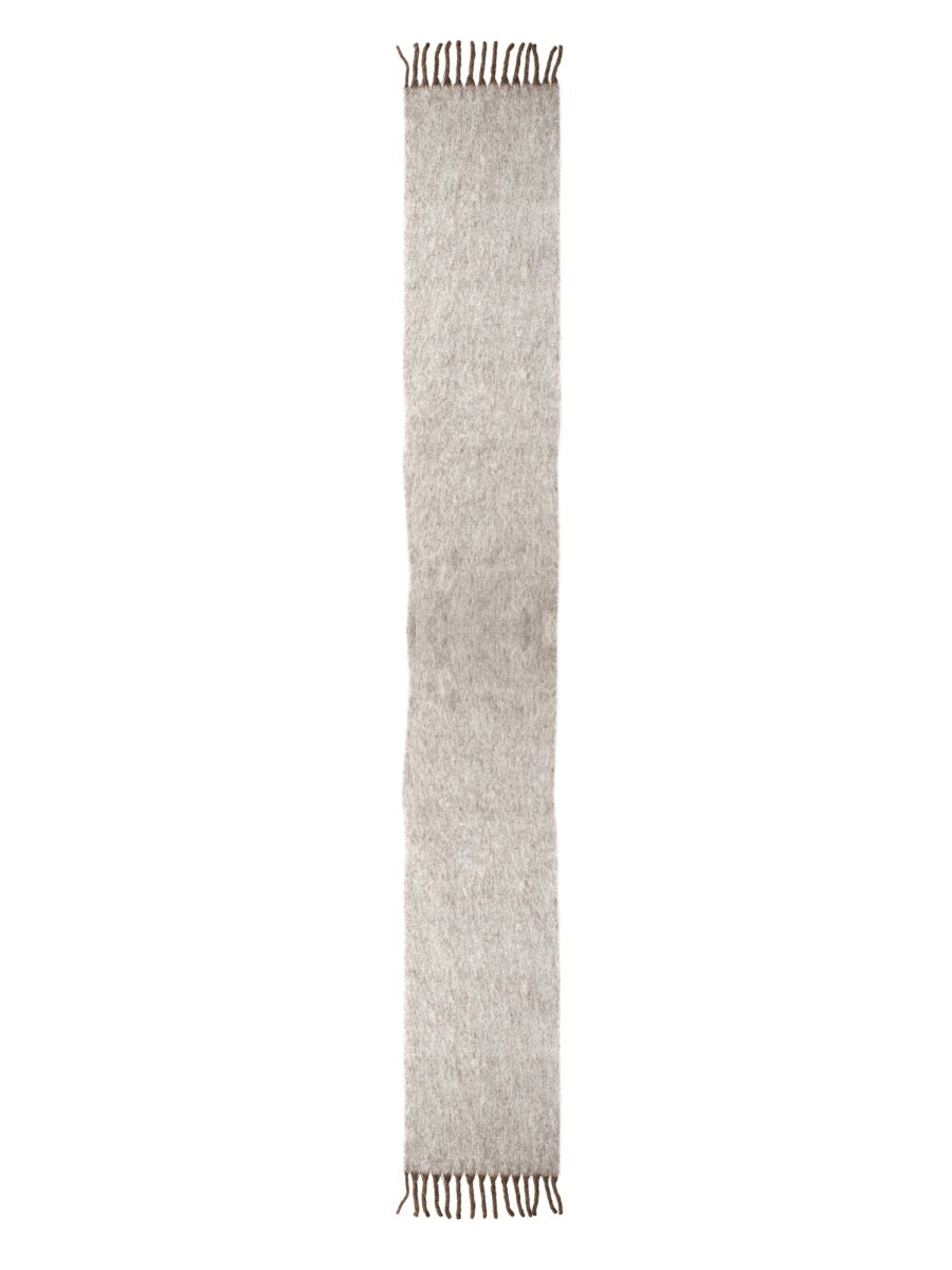 Ruslan Baginskiy Wool and Alpaca Blend Scarf — Beige, view 3