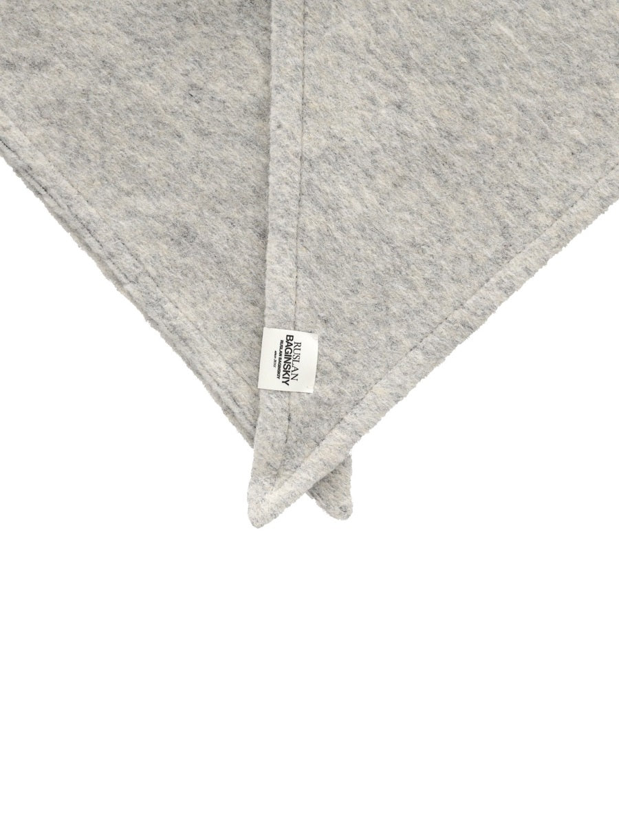 Ruslan Baginskiy SCV031FW25_WP-MLJ-FLTGREY Wool Blend Visor — Gray, view 2