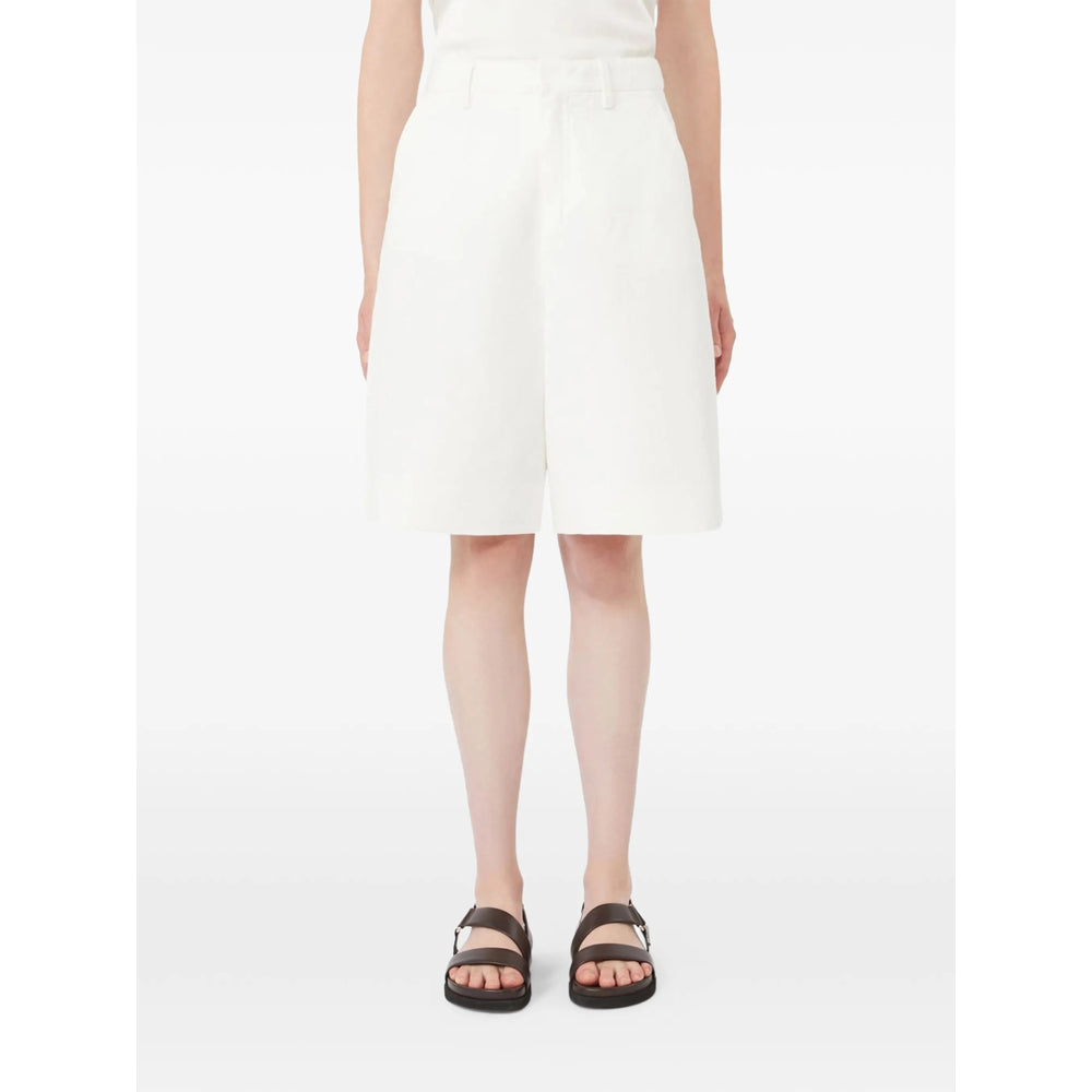 'S Max Mara Tailored White Bermuda Shorts — White, view 2
